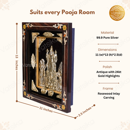 Sathyanarayana Swamy Silver Photo Details