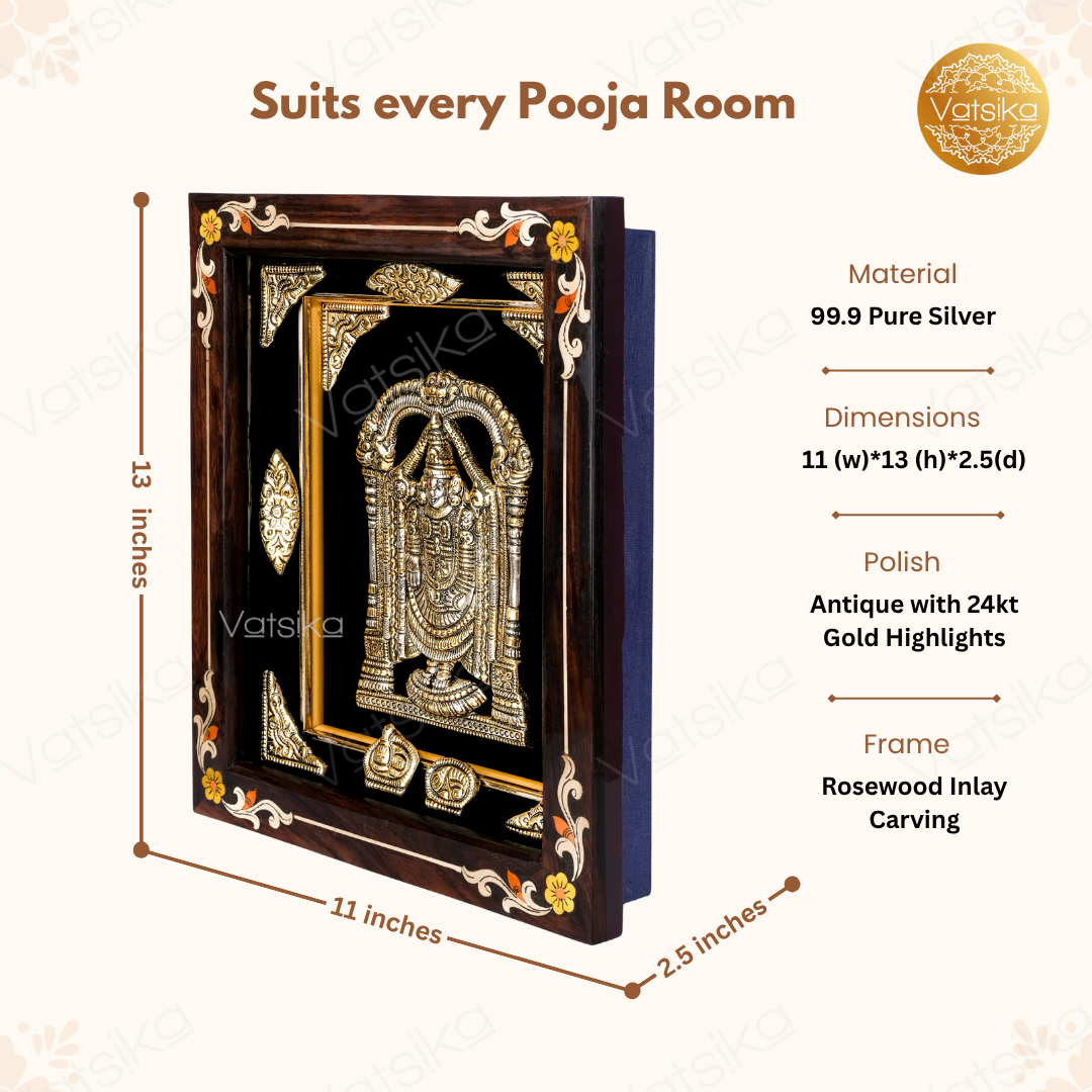 Balaji Silver Photo dimensions