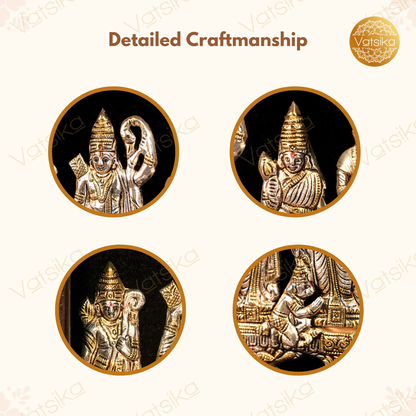 Sri Rama Silver Photo Frame for Pooja Room - 11*13