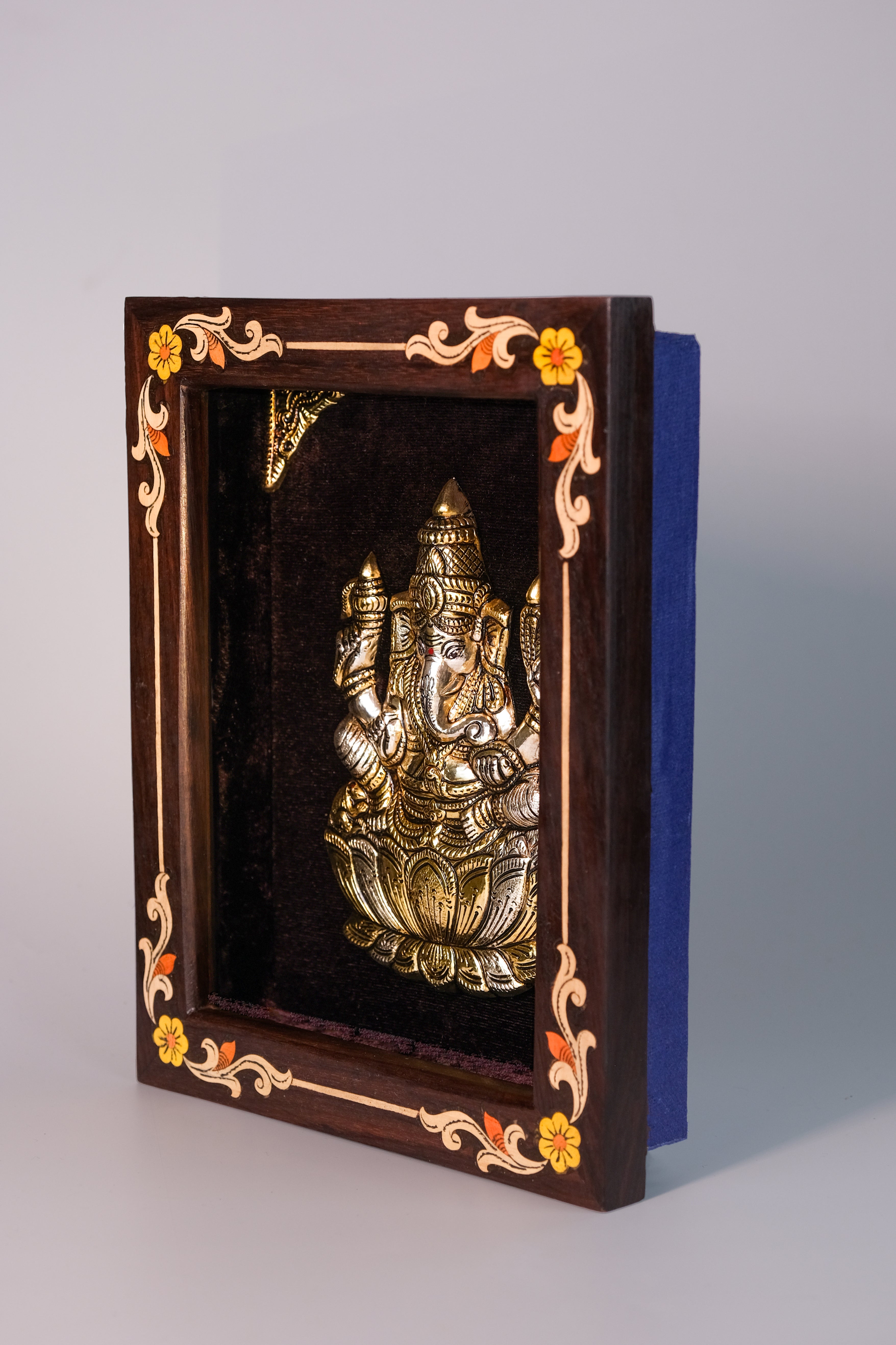 Ganesha Silver Photo Frame for Pooja Room