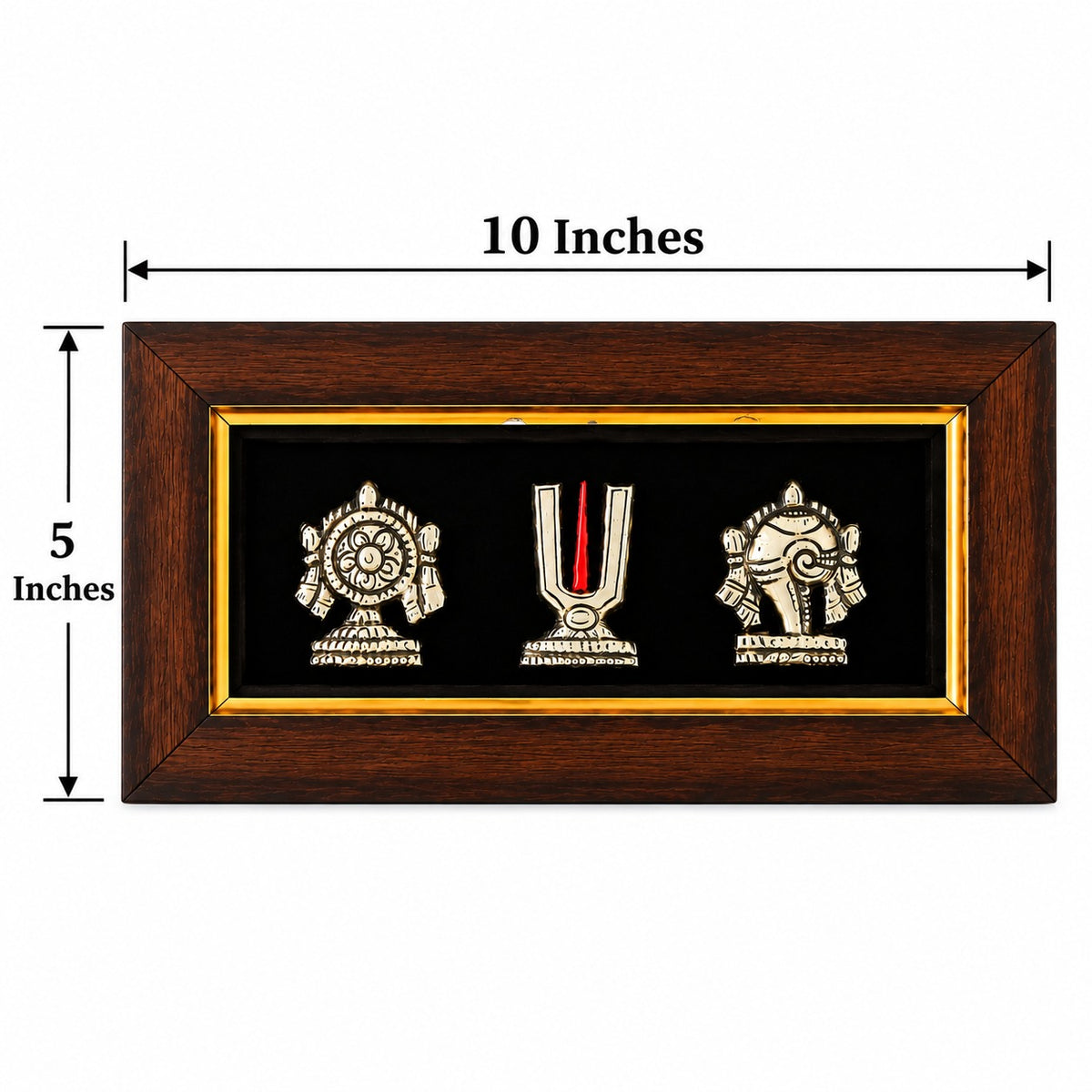 Shanku Chakra Nama Silver Frame – 999.9 Pure Silver